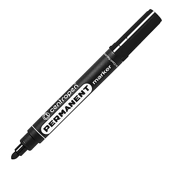 Маркер столярный Centropen 8566 черный (059389)