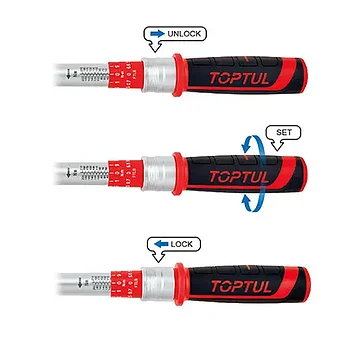 Ключ динамометрический Toptul 3/4" 100-600 Нм 955мм (ANBV2460)