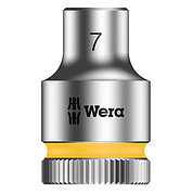 Головка торцевая 6-гранная WERA Zyklop 8790 HMB Cr-V 3/8" 7 мм (05003552001)