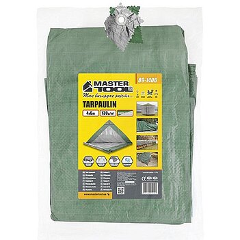 Тент MASTERTOOL двухсторонний 4 х 6 м (89-1406)