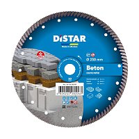 Диск алмазний турбо Distar Turbo Beton 230x22,23х2,6 мм (10170085391)