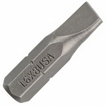 Бита Slotted Bosch 1/4" SL8,0 2шт (2609255912)