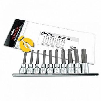 Набор бит Toptul 1/2" 10ед. (GAAG1003) Набор бит Toptul 1/2" 10ед. (GAAG1003)
