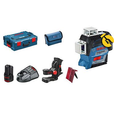 Нивелир лазерный Bosch GLL 3-80 C + BM 1+ 12V+ L-Boxx (0601063R02)