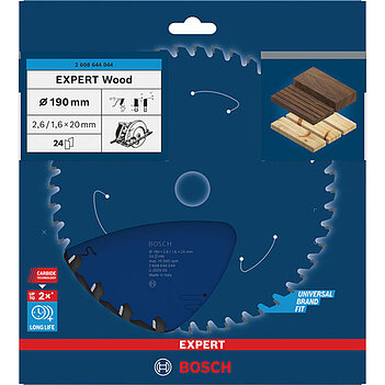 Диск пиляльний по дереву Bosch Expert Wood 190х1,6x20мм (2608644044)
