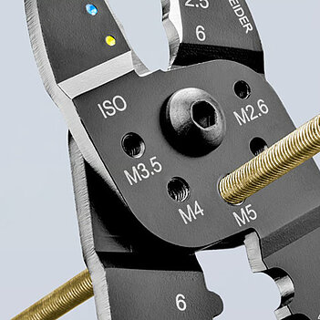 Кліщі для зняття ізоляції та обтиску клем KNIPEX 240 мм (97 32 240)
