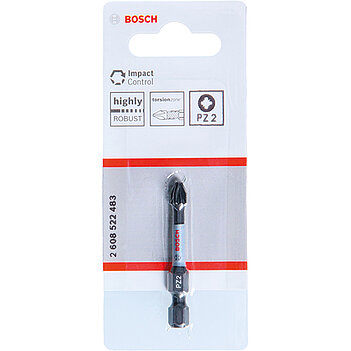 Біта Pozidriv Bosch Impact Control Power Bit 1/4" PZ2 1 шт. (2608522483)