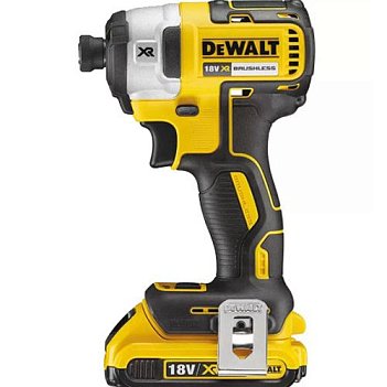 Аккумуляторный ударный шуруповерт DeWalt (DCF887NT+DCB183)