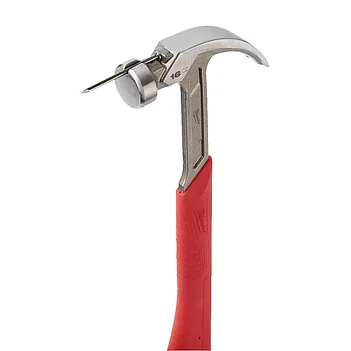 Молоток столярный с гвоздодером Milwaukee 450 г (4932478655)
