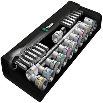 Набор инструмента WERA 8100 SC 8 Zyklop Metal 1/2" 28 ед. (05004078001)