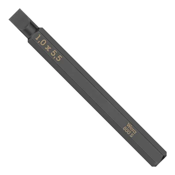 Бита ударная Slotted WERA 800 S 1/4" SL5,5 мм 1 шт. (05018141001)