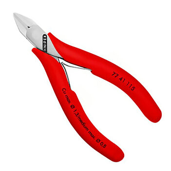 Бокорезы KNIPEX для электроники 115 мм (77 41 115)