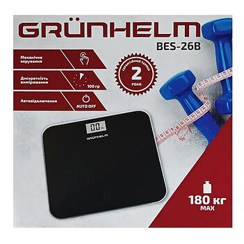 Ваги підлогові Grunhelm BES-26B (136089)