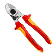 Кабелерез диэлектрический KNIPEX 165 мм с раскрывающей пружиной 1000V VDE (95 26 165)