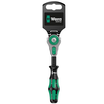 Тріскачка з шарніром WERA Zyklop Speed 8000 A SB 1/4" 72 зубці (05073260001)