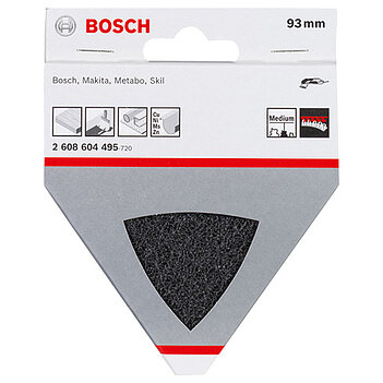 Шліфувальний лист Bosch 93x93мм P180 з нетканого матеріалу (2608604495)