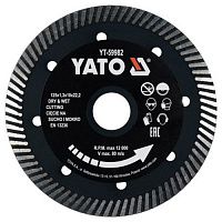 Диск алмазний турбо Yato 125x22.2x1.3 мм (YT-59982)