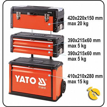 Ящик передвижной Yato (YT-09101)