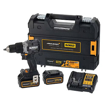 Аккумуляторная ударная дрель-шуруповерт DeWalt McLaren F1 TEAM LIMITED EDITION (DCD85MP2T) Аккумуляторная ударная дрель-шуруповерт DeWalt McLaren F1 TEAM LIMITED EDITION (DCD85MP2T)