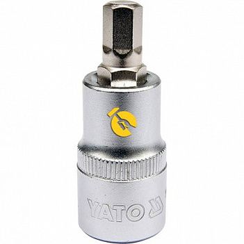 Головка торцевая с битой Hex Yato 1/2" 8 мм (YT-04384)