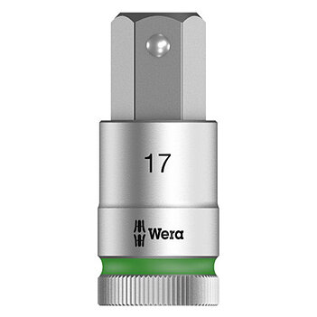 Головка торцевая с битой Hex WERA Zyklop 8740 C HF Cr-V 1/2" 17 мм с фиксирующей функцией (05003828001)