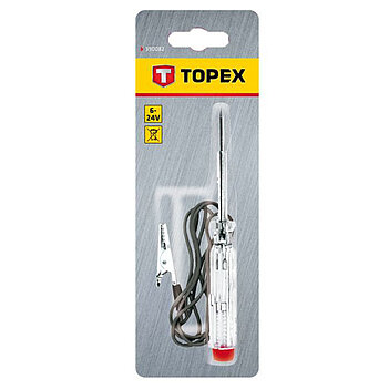 Індикатор напруги автомобільний TOPEX 6-24 В (39D082)