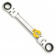 Ключ накидний з тріскачкою і шарніром Toptul 16х18 мм (AOAE1618)