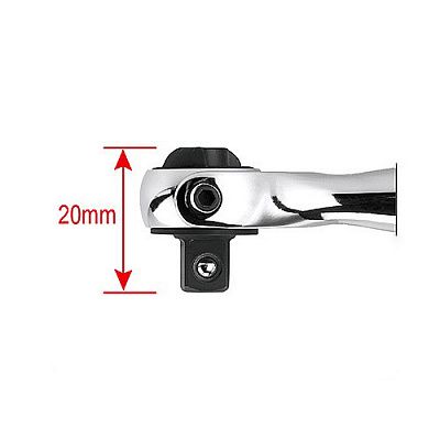 Трещотка Toptul 1/4" 90 зубцов (CHKX0810)