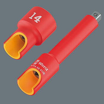Головка торцева 6-гранна діелектрична WERA 8790 A VDE 1/4" 12 мм (05005938001)