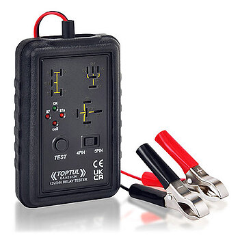 Тестер автомобильных реле Toptul 12V/24V 4-pin/5-pin (EAAE0124)