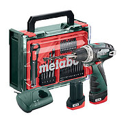 Акумуляторний дриль-шурупокрут Metabo PowerMaxx BS Basic SET (600080710)