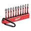 Набор бит ударных Milwaukee Shockwave 1/4" 10 шт. (4932492939)