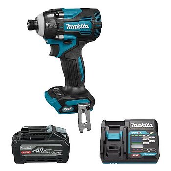 Гвинтоверт ударний акумуляторний Makita + акумулятор + зарядний пристрій (SET-TD004GZ-PROMOXGT)