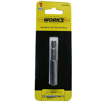 Держатель бит магнитный под шуруповерт Work's 1/4" х 1/4" (27488)