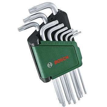 Набор ключей Torx Г-образных Bosch S2 9 шт. (1600A02Z9C)