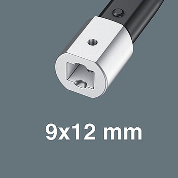 Ключ динамометрический WERA Click-Torque X 3 9x12 мм 20-100 Нм 372 мм для сменных инструментов (05075653001)