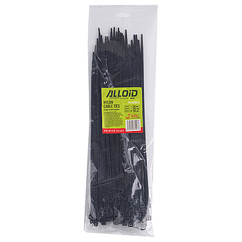 Хомут нейлоновий Alloid 4,8 х 300 мм 100 шт. (PC-48300B)