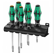 Набір викруток WERA Kraftform Plus Lasertip 334/355 SK/6 Pozidriv 6 шт. (05007681001)