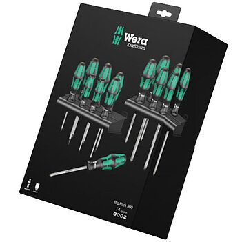 Набір викруток WERA Kraftform Big Pack 300 14 шт. (05105630001)