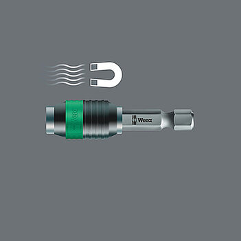 Держатель бит магнитный WERA Rapidaptor 889/4 R 1/4" х 1/4" универсальный с быстрозажимным патроном (05052504001)
