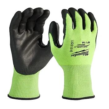 Перчатки сигнальные Milwaukee Hi-Vis размер M / р.8 (4932478131)