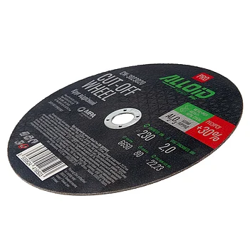 Круг отрезной по металлу Alloid Pro 41 14А 230x2,0x22,23 мм (CW-3023020)