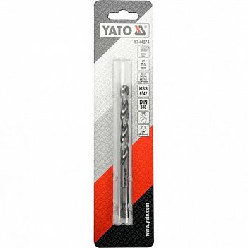 Сверло по металлу Yato HSS6542 7x109мм 1шт (YT-44874)