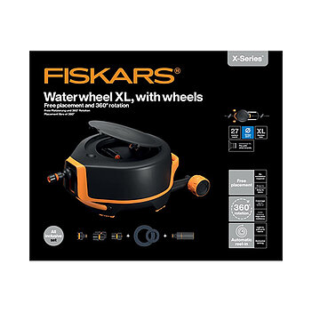 Візок зі шлангом Fiskars X-series XL 27 м автоматичний з набором аксесуарів (1067548)