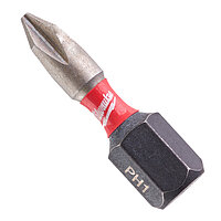 Біта ударна Phillips Milwaukee Shockwave Impact Duty 1/4" PH1 2 шт. (4932430850)