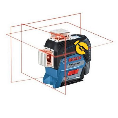Нивелир лазерный Bosch GLL 3-80 C + BM 1+ 12V+ L-Boxx (0601063R02)