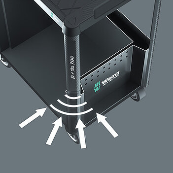 Ящик с инструментом WERA 9700 Tool Rebel 1 78 шт. (05150130001)