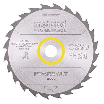 Диск пиляльний по дереву Metabo 230x30x1,8 мм (628011000)