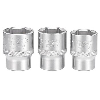 Набор головок 6-гранных Stanley 1/2" 3ед. (FMMT17095-0)