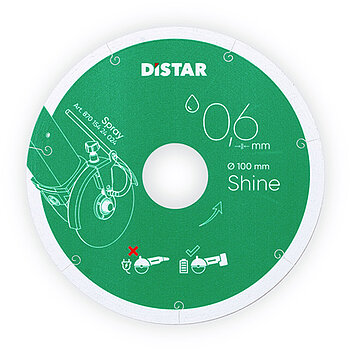 Диск алмазний суцільний Distar 1A1R Shine 101,6x22,23x0,6 мм (11133034025) Диск алмазний суцільний Distar 1A1R Shine 101,6x22,23x0,6 мм (11133034025)